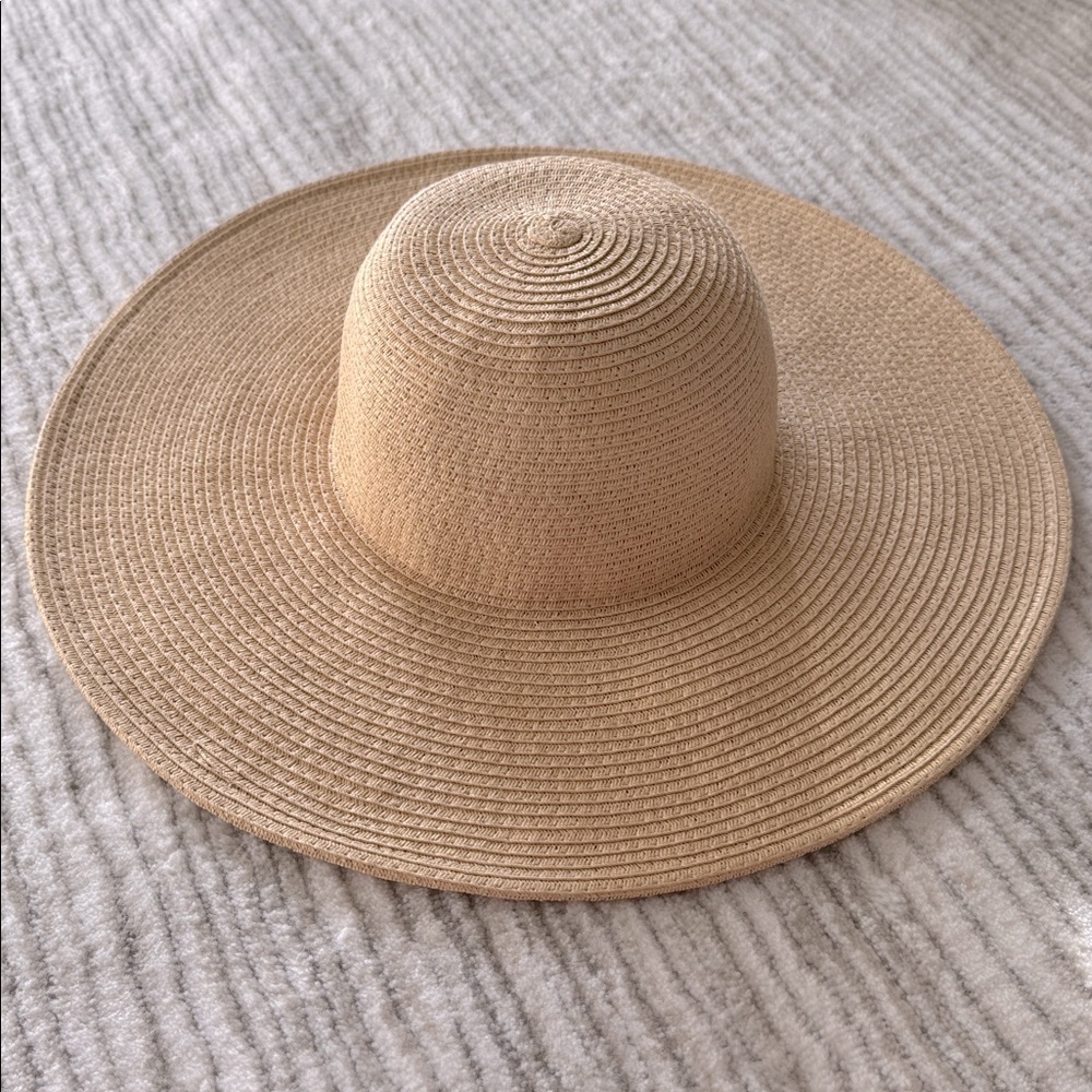 J.Crew Textured Summer Floppy Straw Hat